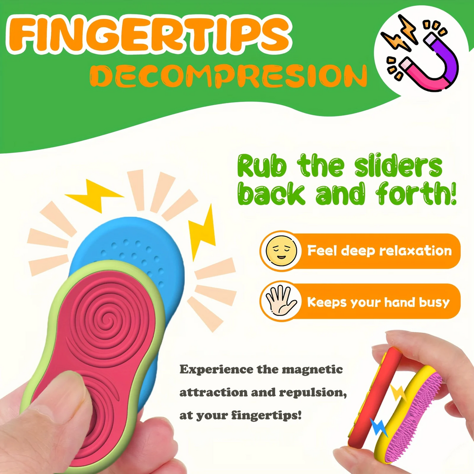 SensorySlide – Beruhigend & interaktiv – Magnetisches Fidget-Spielzeug