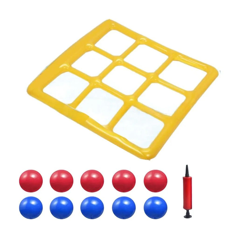 Pool Tic Tac Toe – Bunt & lustig - Pool Vier in einer Reihe Spielset