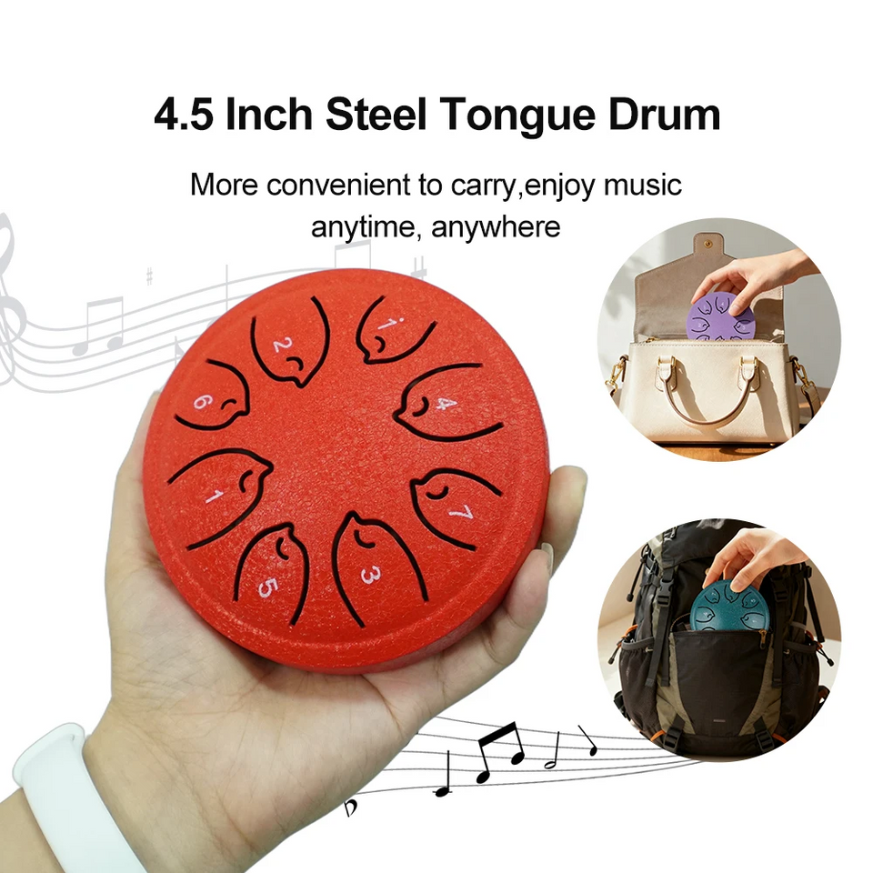 TinyHarmony – Kompakt & musikalisch – 8-Noten-Tongue-Drum