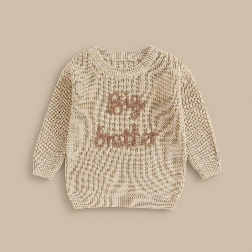 MiniTrend – Gemütlich & modern – Kinderpullover mit „Big Brother“