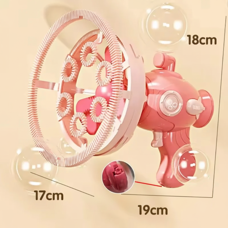 HappyBubbles – Spielerisch & sicher – Seifenblasenpistole für Kinder
