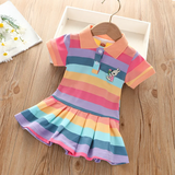 RainbowBabe – Frisch & farbenfroh – Kinder-Polokleid
