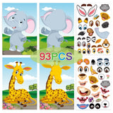 Funny Faces™ – Tierischer Spaß & Klebespaß – Wiederverwendbares Aufkleberbuch