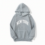 MiniUrban – Gemütlich & stilvoll – Kapuzenpullover mit Los-Angeles-/New-York-Aufdruck