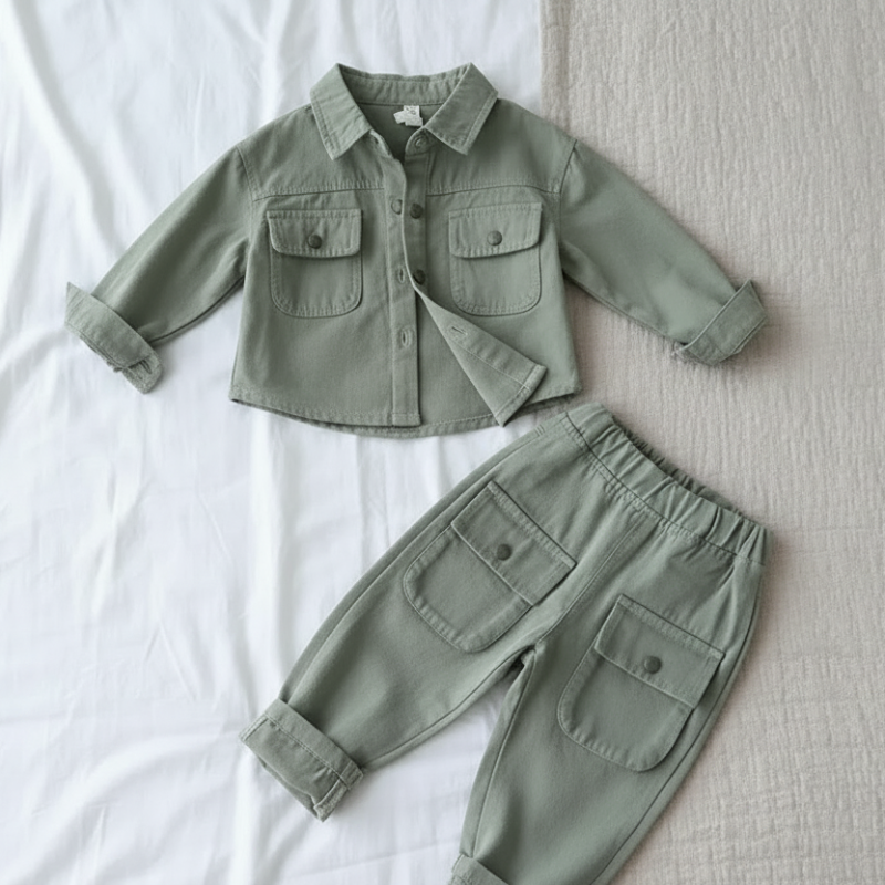 Boys Fashion – Trendy & Komfort – Cargo-Set für Jungen