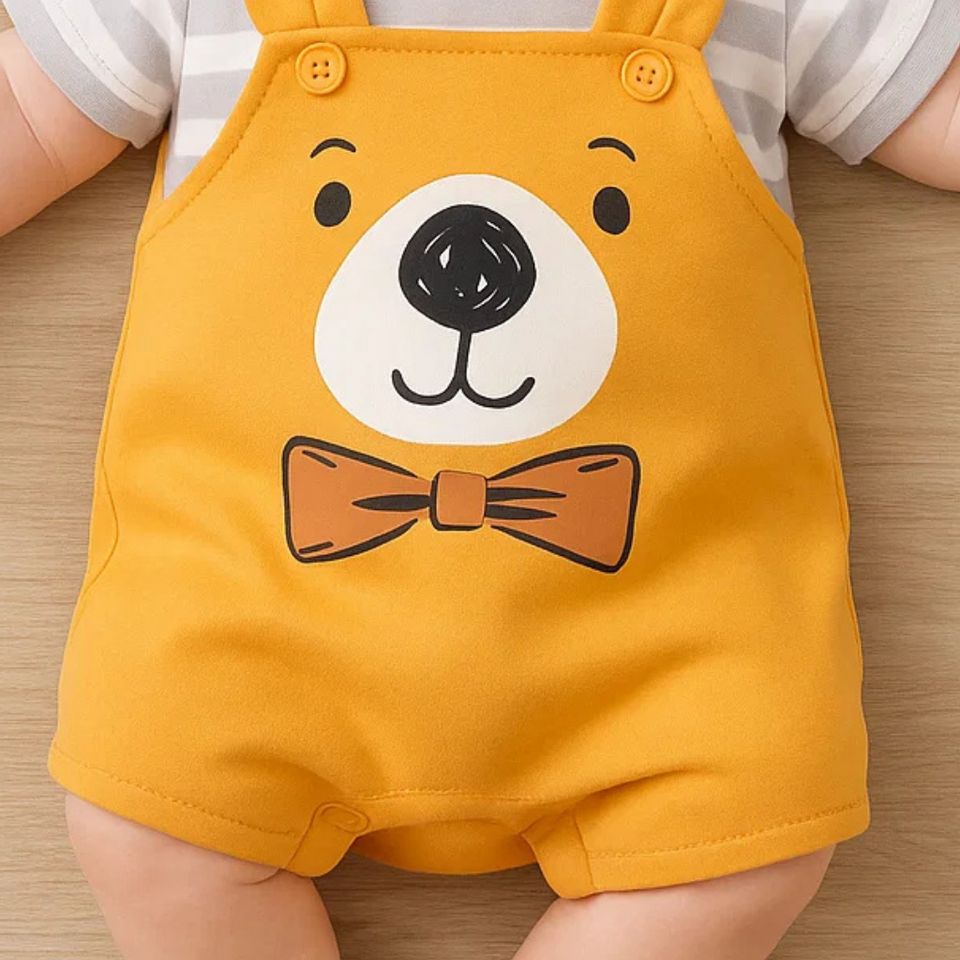 Mini Fashion™ - Komfort für jede Nacht - Kurzärmeliger Pyjama-Body