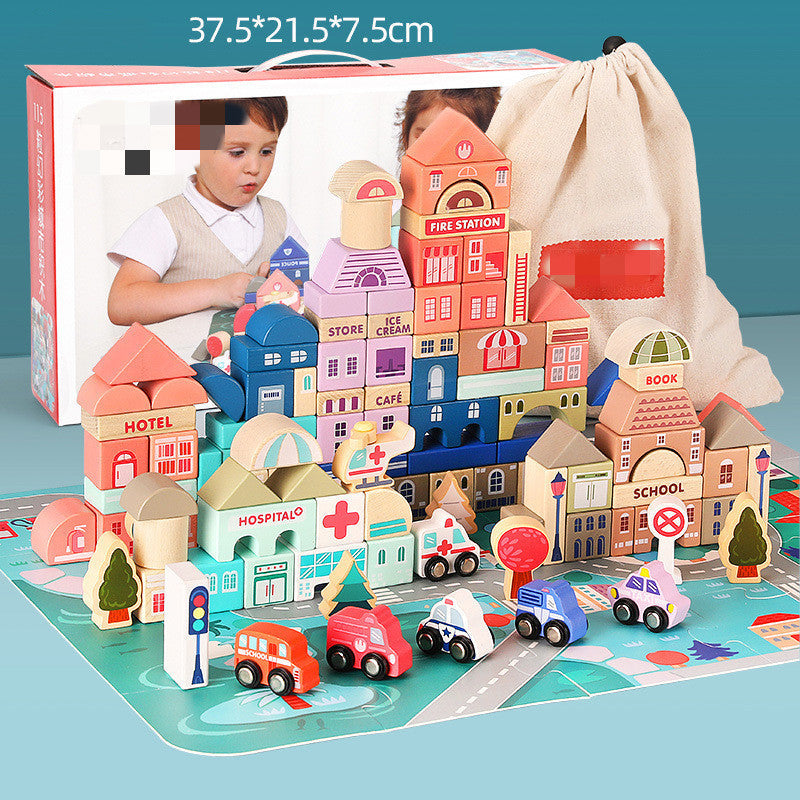 BuildJoy – Lehrreich & Unterhaltsam – Holzbauklötze in der Stadt