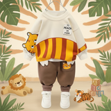 Mini Fashion™ - Warm & Weich – Zweiteiliges Kinderbekleidungsset