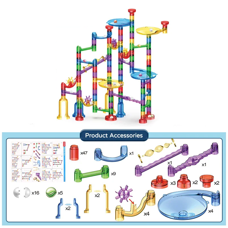 MarbleRun – Sicher & lehrreich – Murmelbahn-Bausatz