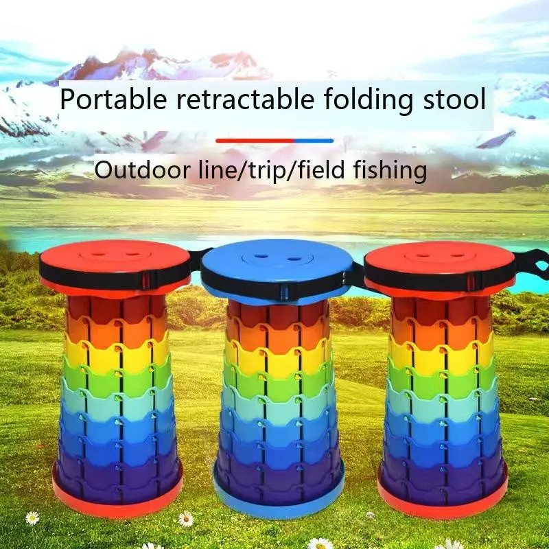 QuickSit - Schnell und stabil - Bunter Klapphocker