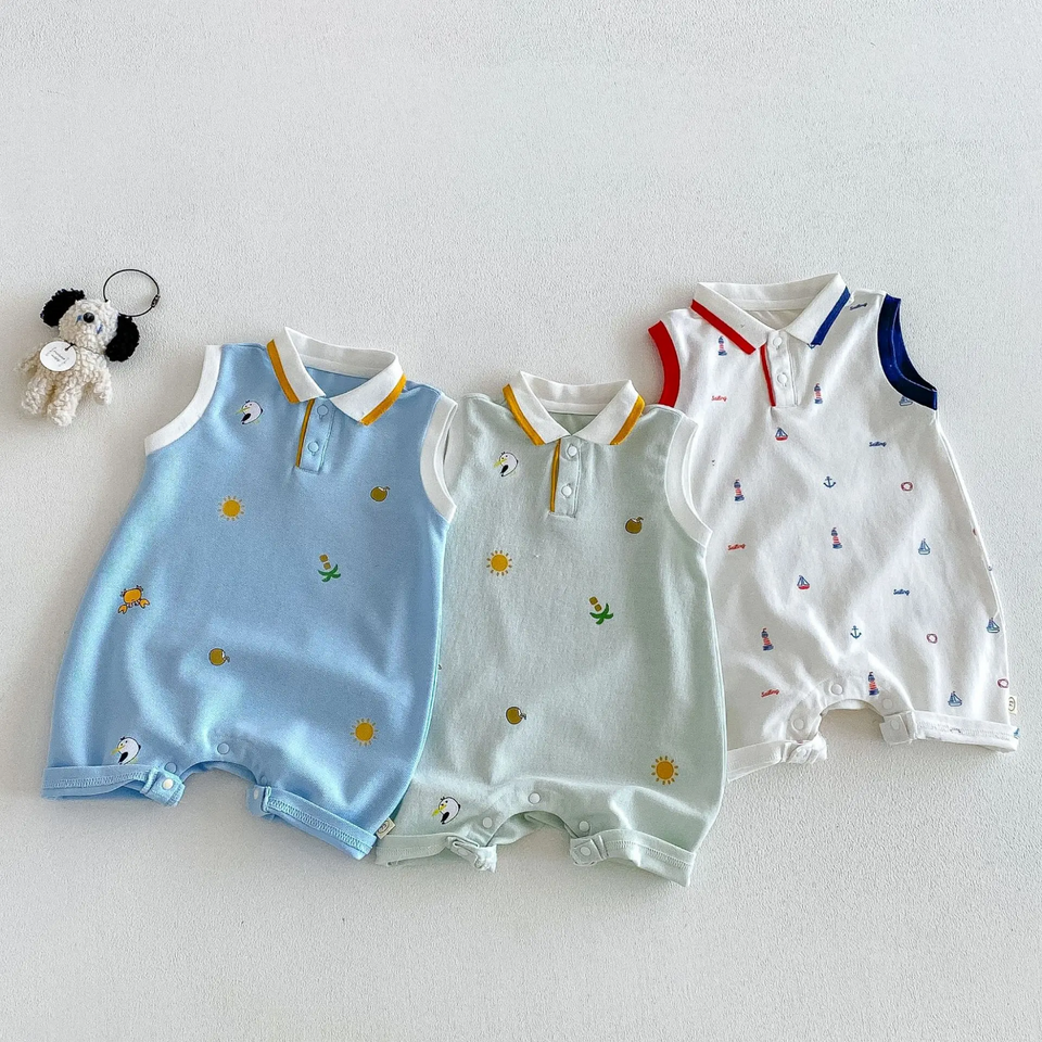 SunnyBaby – Bequem & niedlich – Polo-Strampler für Babys