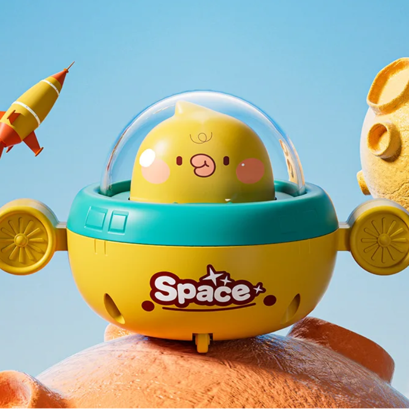 Push and Go UFO Toy – Motorik & Spiel – UFO Spielzeug