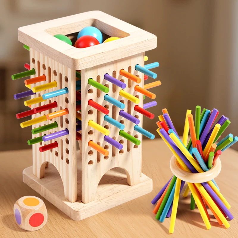 Wooden Stick Battle Game – Denken & Interaktiv – Strategisches Brettspiel