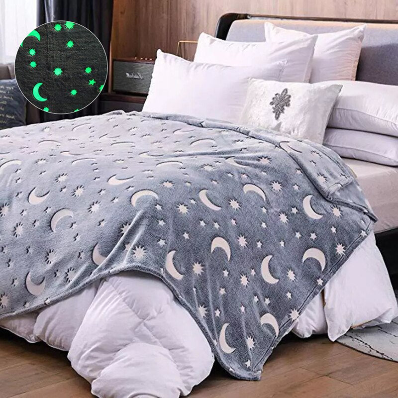 Glow In The Dark Blanket™ - Funkelnde Träume - Decke mit Nachtlichtern