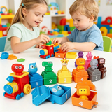 SmartTrain – Lernreich & unterhaltsam – Spielzeug-Eisenbahnset für Kinder