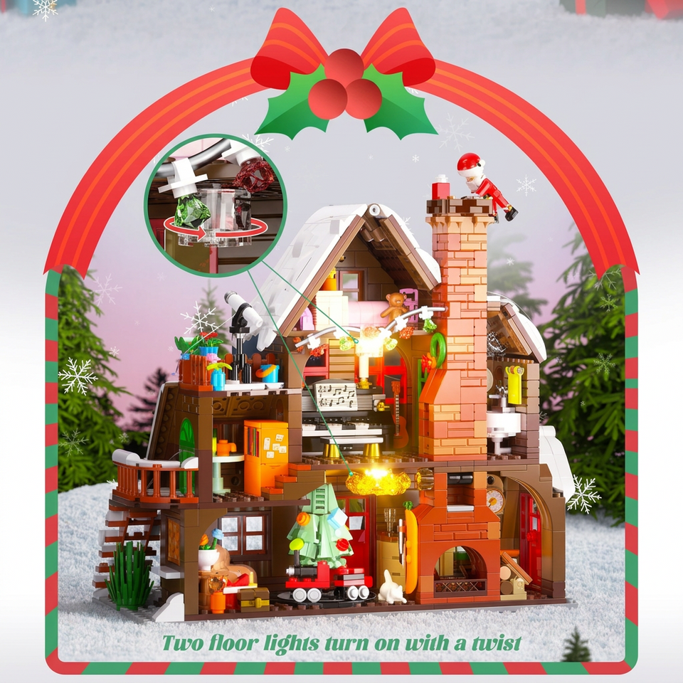 ChristmasHome – Festlich & Kreativ – Weihnachtshaus-Bausatz