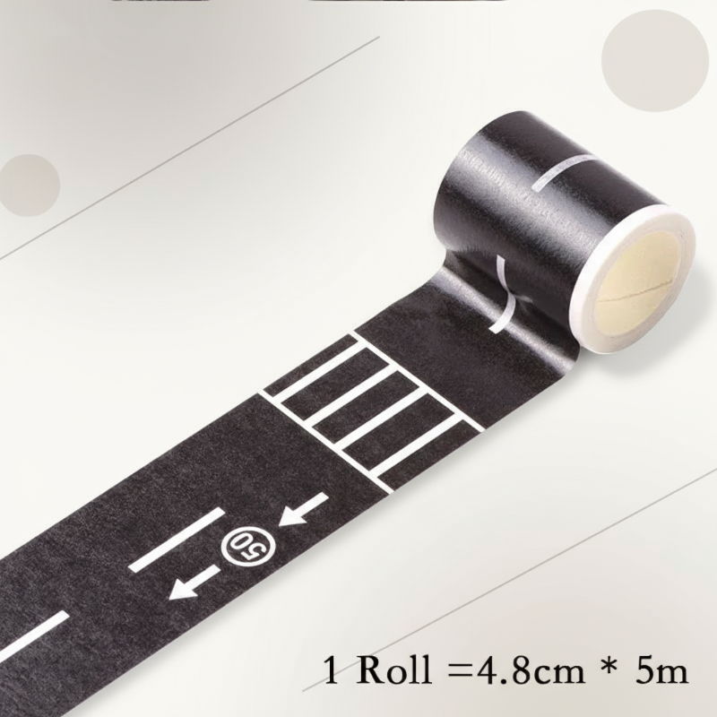 KidoTape – Farbenfroh & praktisch – Verkehrsweg-Aufkleberband-Set