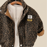 Mini Fashion – Cool & bequem – Jacke mit Leopardenmuster