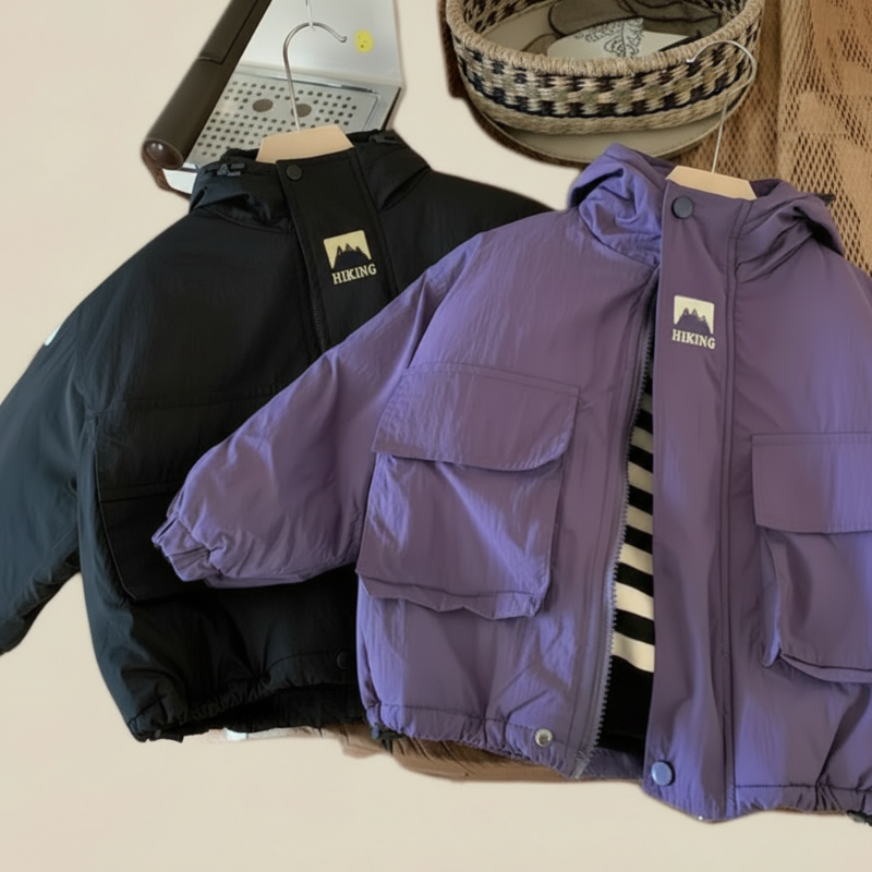LiloWear – Winddicht & wasserabweisend – Kinderwindjacke mit Kapuze