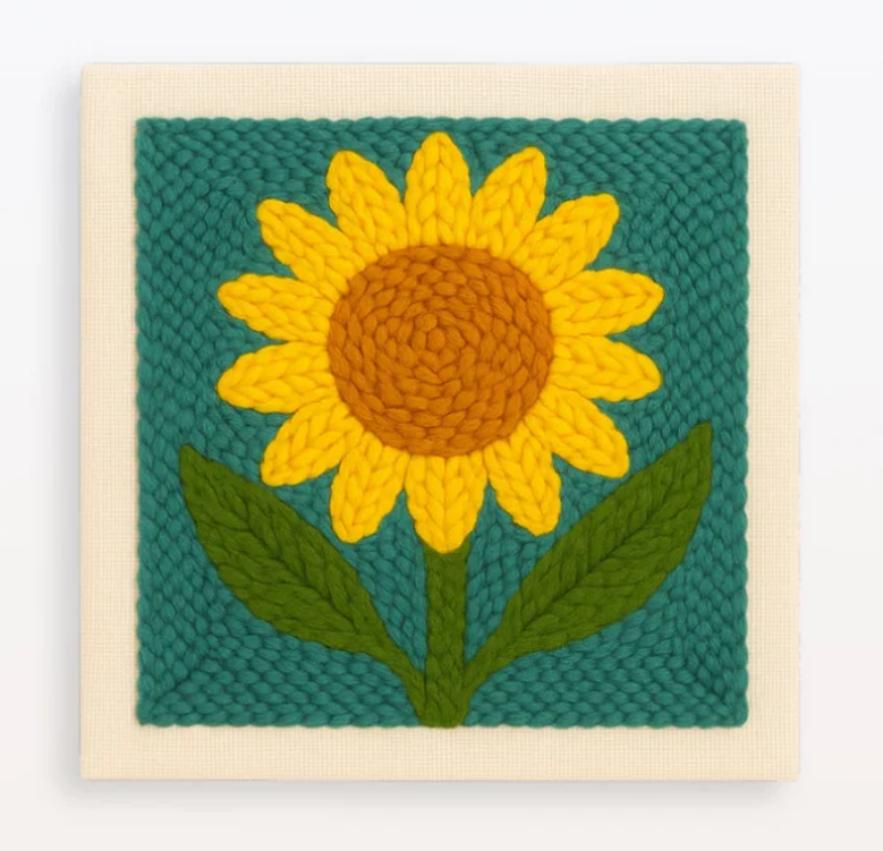 ThreadArt – Handgefertigt & farbenfroh – Tier-Stickset