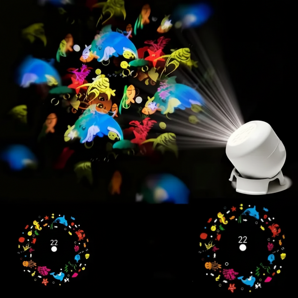 SeaDream – Spielerisch & lehrreich – 360° drehbares LED-Nachtlicht