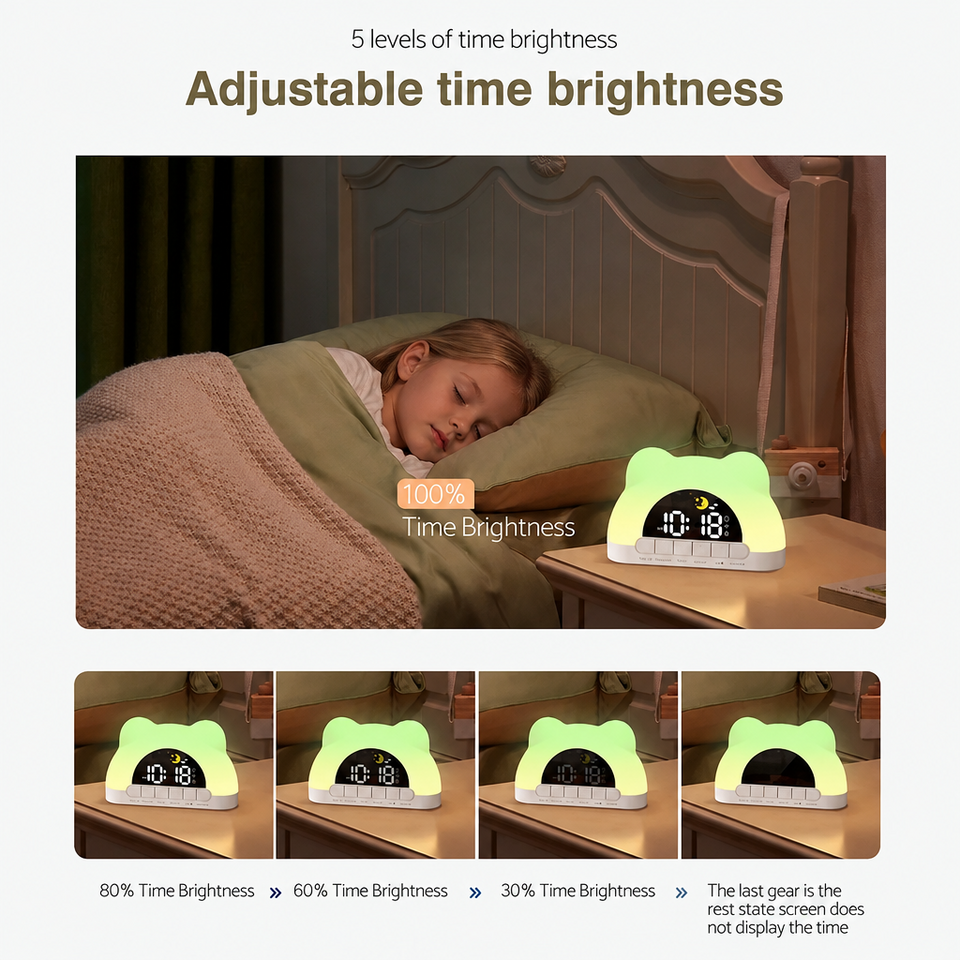 TinySunrise – Sanft & funktional – Digitaler Wecker mit Sonnenaufgangslicht