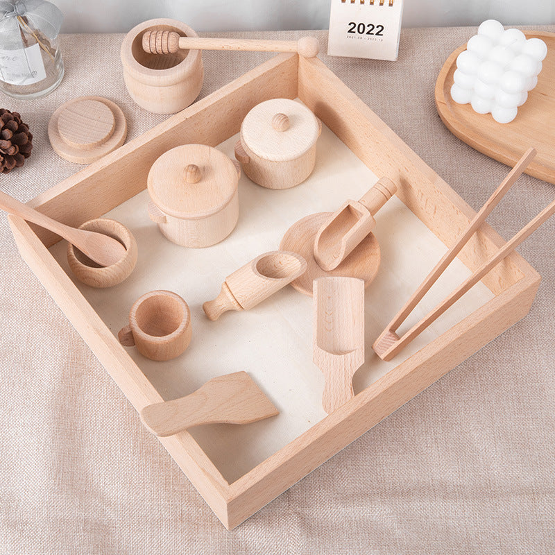 MiniMasterChef – Lehrreich & Unterhaltsam – Spielset „Holzküche“
