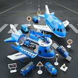 MiniAirBase – Interaktiv & Lehrreich – Flughafen-Spielset mit Fahrzeugen