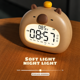 CappyClock – Niedlich & vielseitig – Digitaler Kinderwecker mit Nachtlicht