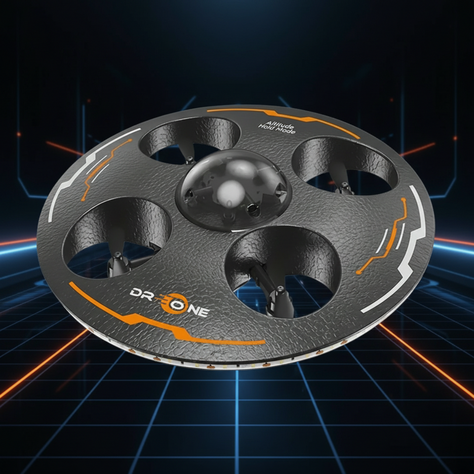 AeroQuest – LED & RC – Schwebende UFO-Drohne