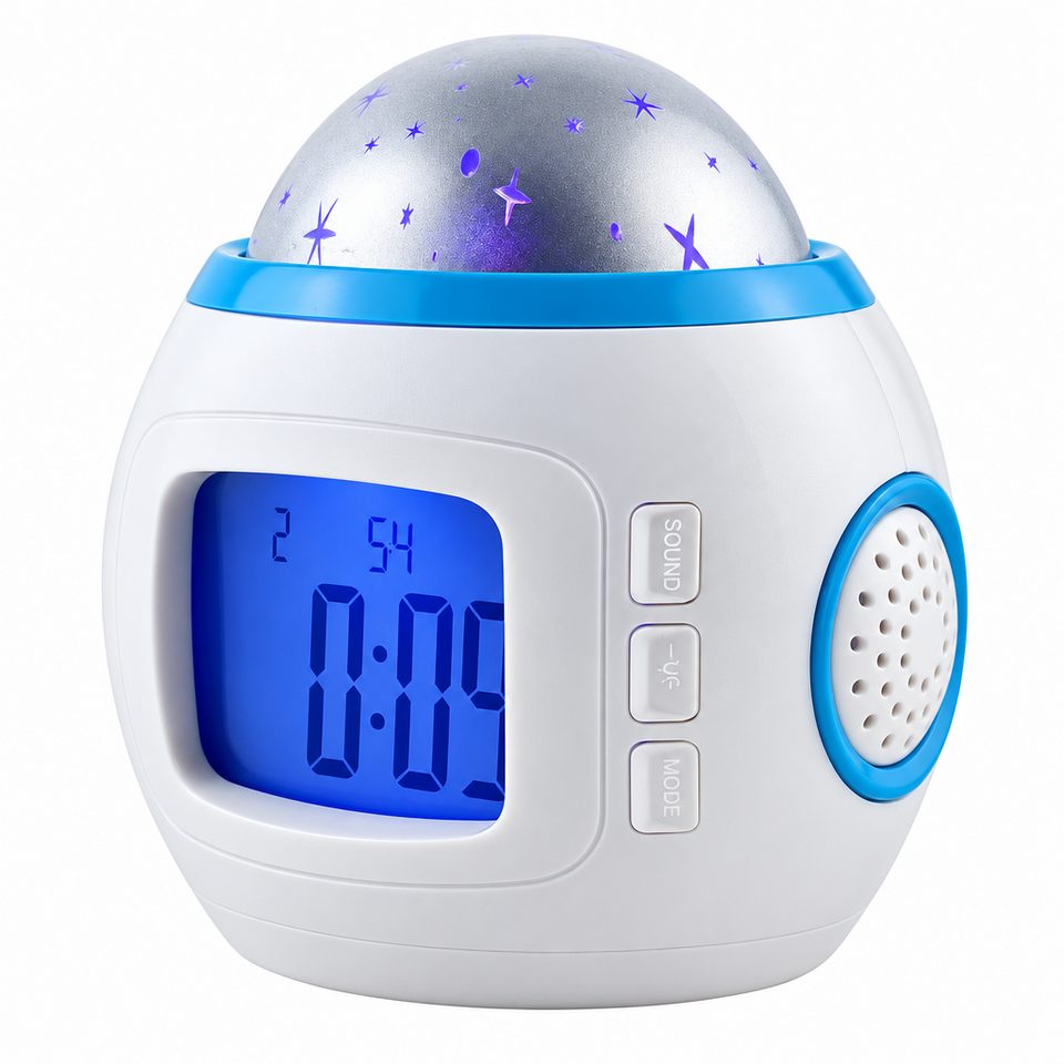 ColorTime – Farbenfroh & multifunktional – Digitaler Kinderwecker mit Nachtlicht
