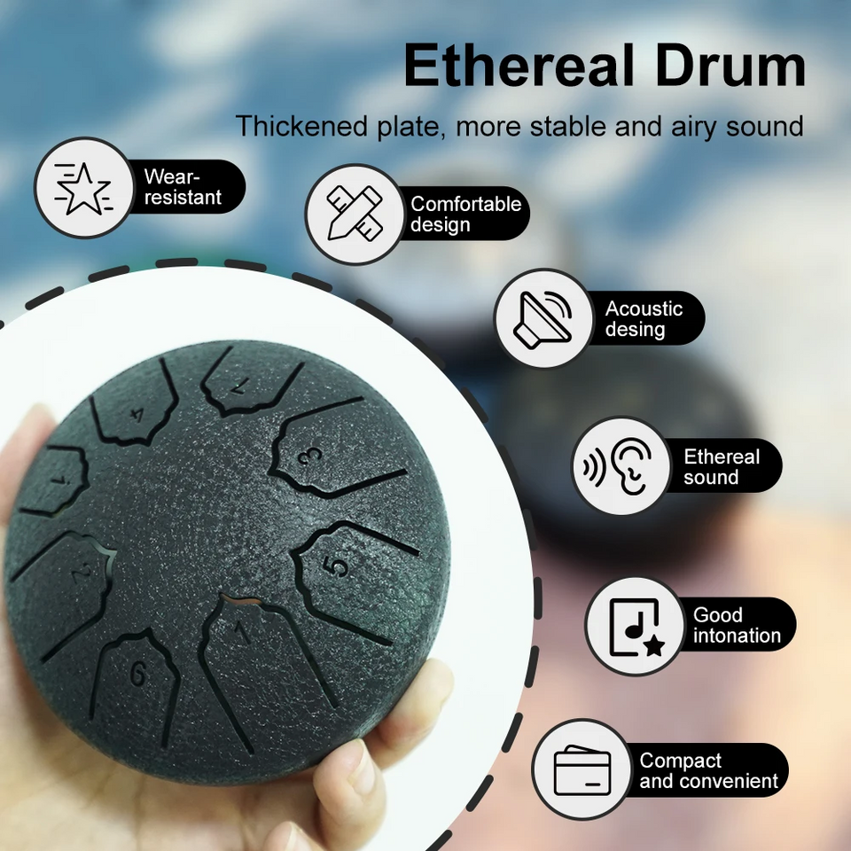 TinyHarmony – Kompakt & musikalisch – 8-Noten-Tongue-Drum