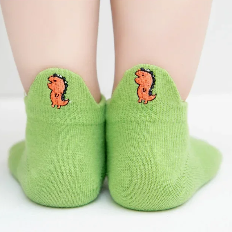 PlayfulToes – Farbenfroh & weich – Kurze Kindersöckchen (5er-Set)