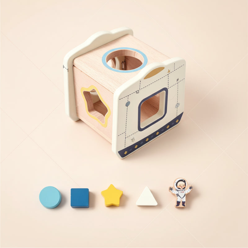 Color Spring – Spielen & Entwickeln – Sensorisches Babyspielzeug aus Holz