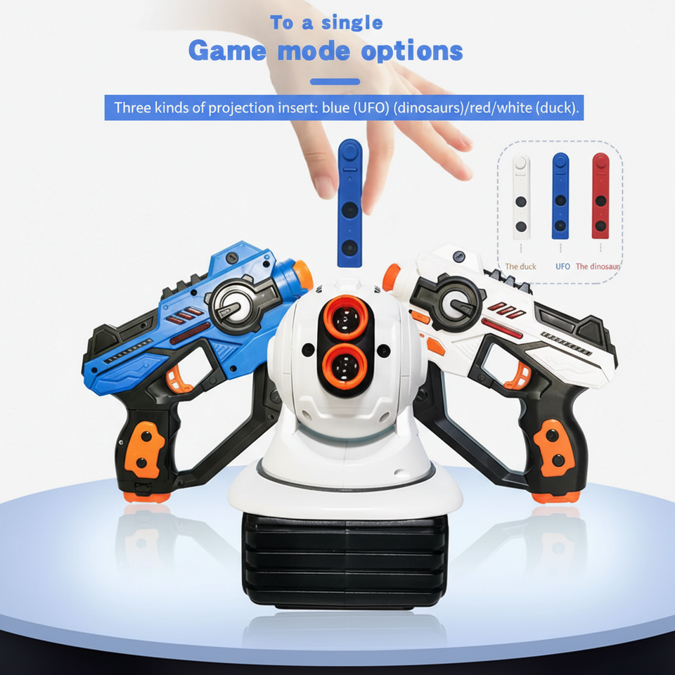 TargetPro – Wettkampf & Abenteuer – Laser-Schießspiel-Set mit Pistolen