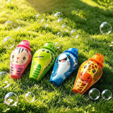 BubblePals – Fröhlich & Verspielt – Auslaufsicherer Mini-Seifenblasen-Spender mit Tiermotiven