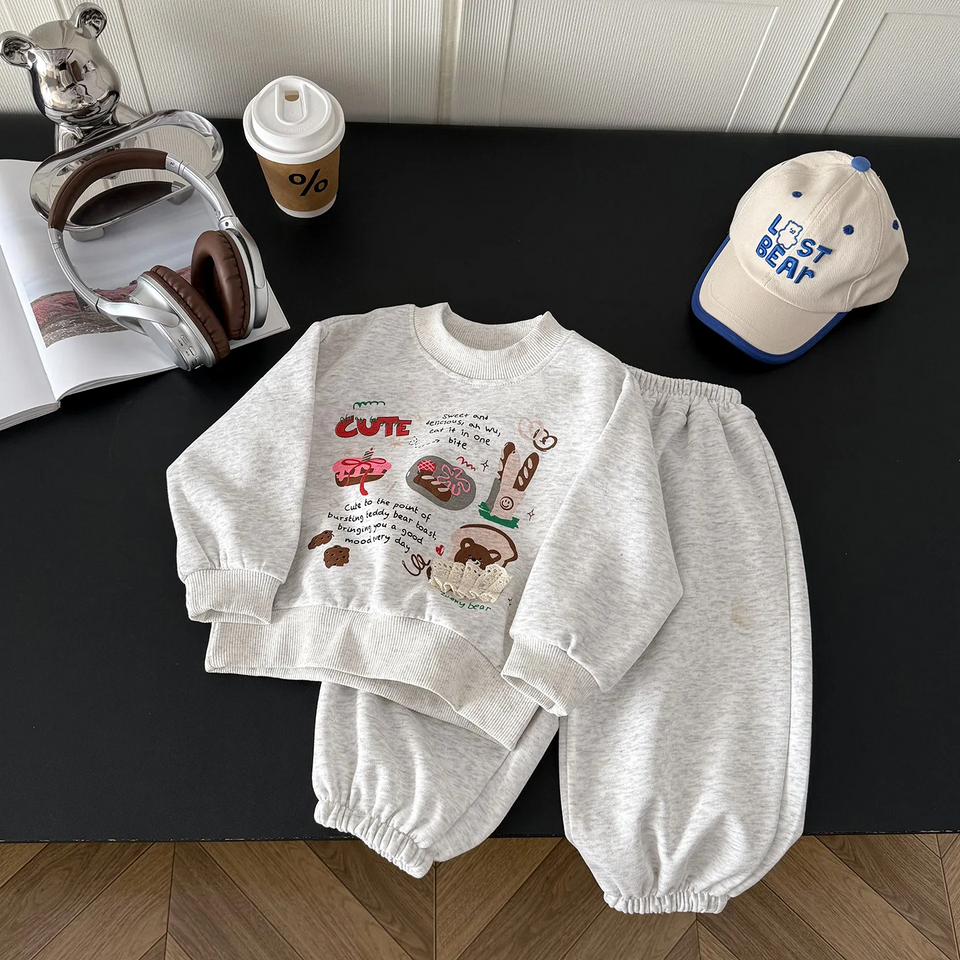 MiniBuddy – Weich & praktisch – Kinder-Pullover-Set mit langen Ärmeln