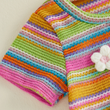 RainbowBloom – Farbenfroh & niedlich – Kinderoutfit „Flower Power“