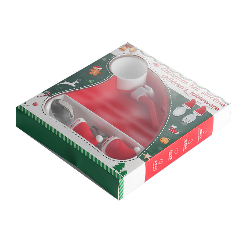 MiniMeal – Sicher & rutschfest – Silikon-Kleinkind-Geschirrset mit Besteck