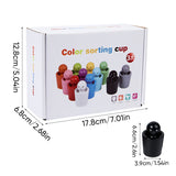 Farbkanal – Lernen und Entdecken – Montessori Holz Farbe Sortieren Spiel