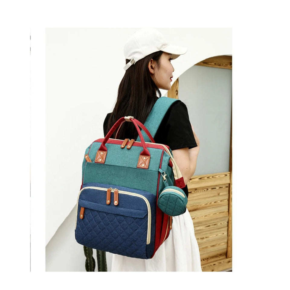 TravelNest – Immer ein Ort der Ruhe – 2-in-1-Wickeltasche mit Babybett