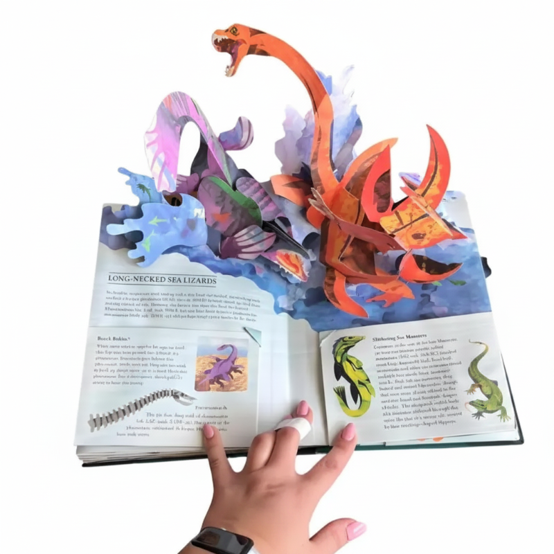 JurassicKids – Spannend & lehrreich – 3D-Dinosaurier-Enzyklopädie als Pop-up-Buch