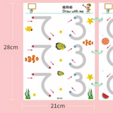 Line Book™ | Die erste Einführung in das Schreiben - Schreibbuch