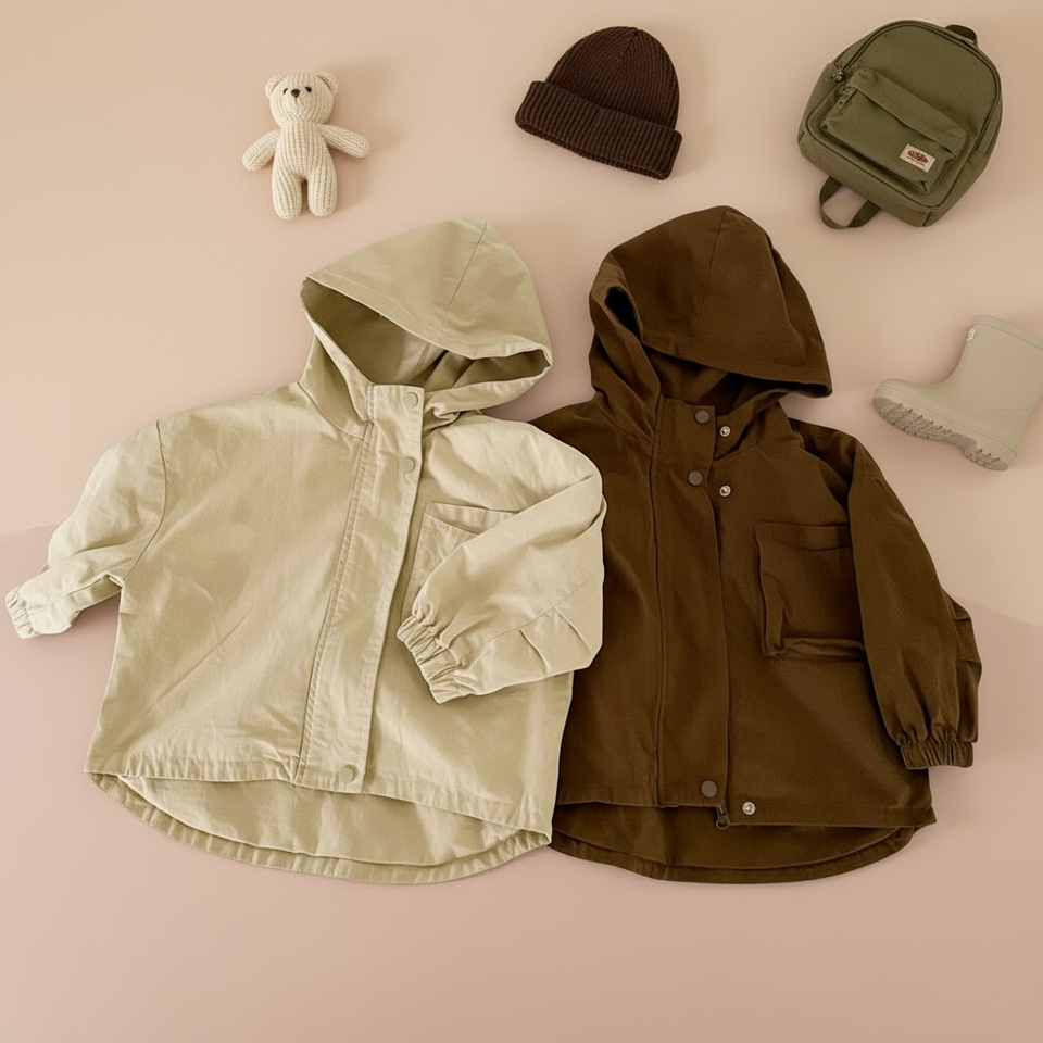 CozyShield – Winddicht & bequem – Kinderparka