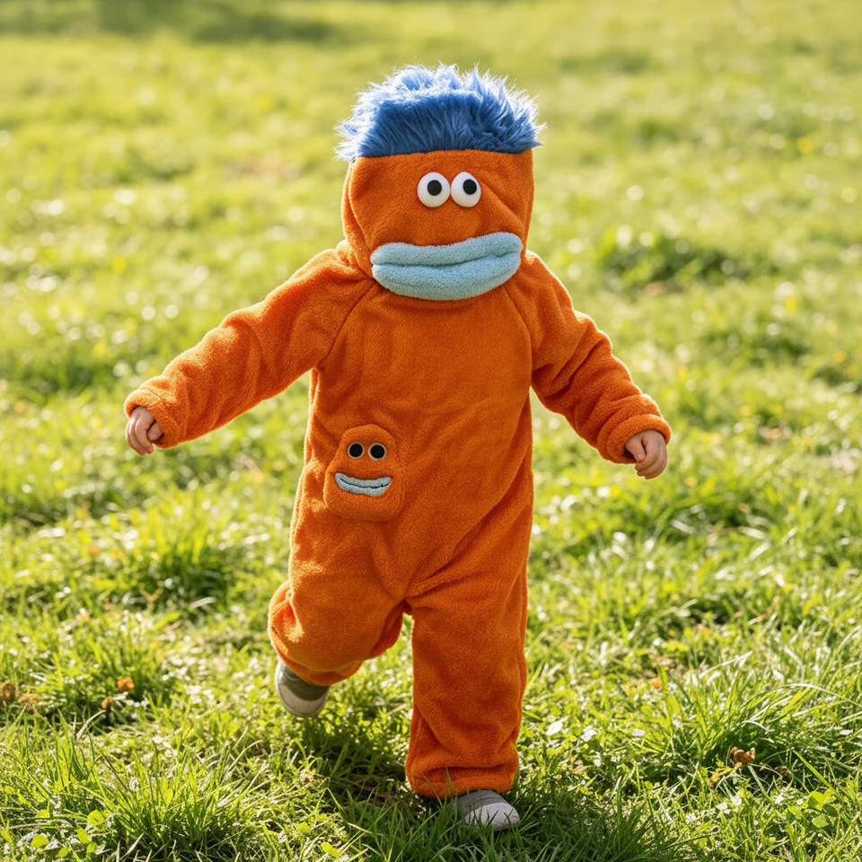 LittleMonster – Bequem & niedlich – Kinder-Strampler mit lustigem Monster-Motiv
