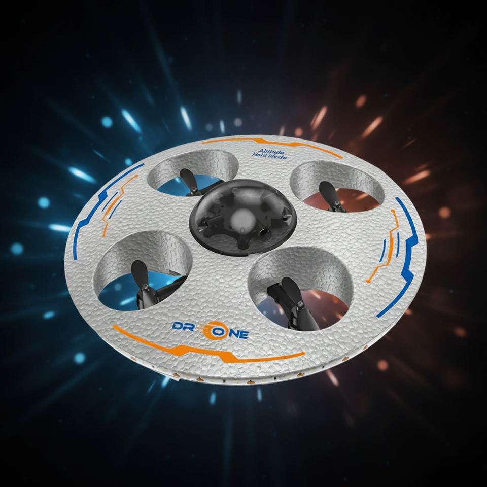 AeroQuest – LED & RC – Schwebende UFO-Drohne