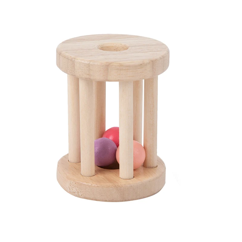 Music Rattle™ – Fröhlicher Rollenkäfig - Rasselspielzeug aus Holz