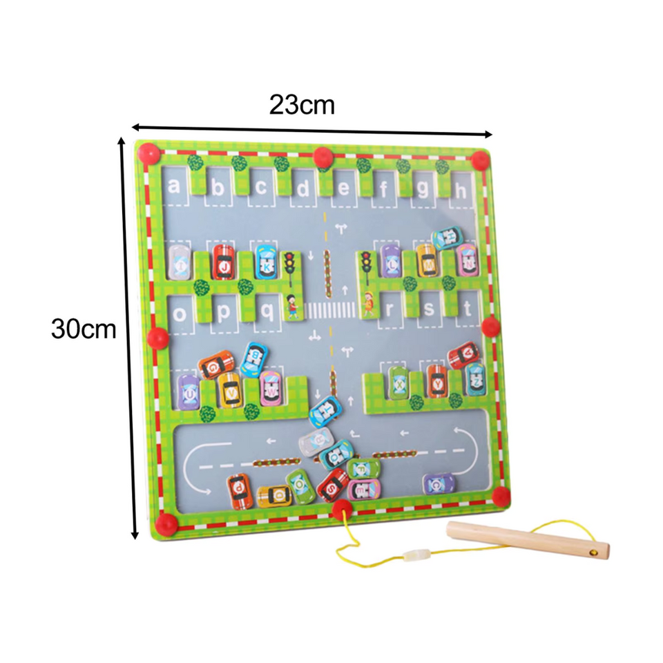 AlfaKids – Lernen & Entdecken – Magnetisches Alphabet-Spielbrett