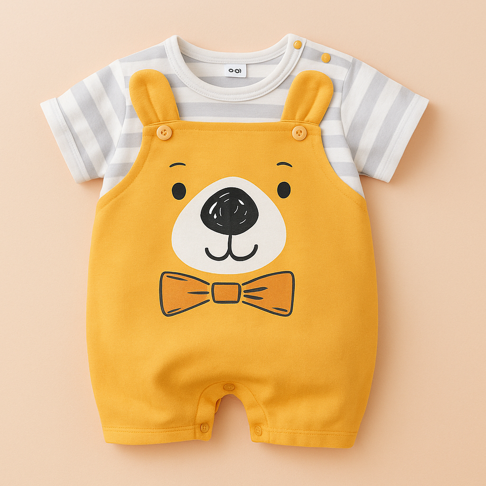 Mini Fashion™ - Komfort für jede Nacht - Kurzärmeliger Pyjama-Body