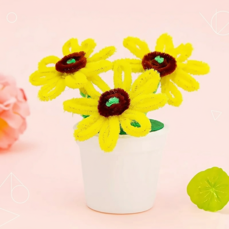 CraftBloom – Bunt & Kreativ – DIY-Blumentopf-Bastelset